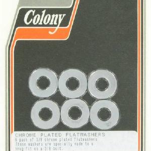Flatwashers, snug fit,  3/8" x 13/16" x 1/16" | Color: chrome | Order Number: C2111-6 | OEM Number: Free Shipping Reliable