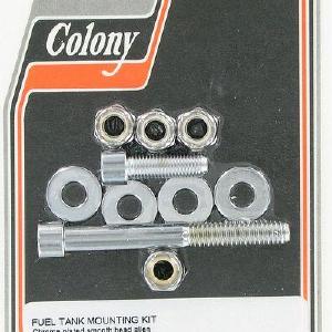 Fuel tank mount kit - Allen smooth head | Color: chrome | Order Number: C2524-2-P | OEM Number: Discount Authentic