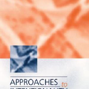 Approaches to Intentionality Original Cheap Online