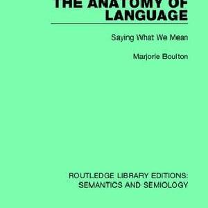 Anatomy of Language Free Shipping Best
