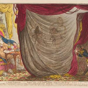 'Ci-devant occupations - or - Madame Talian and the Empress Josephine dancing naked before Barrass in the Winter of 1797 - a fact! -' Portrait Print Footlocker Finishline For Sale