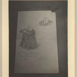 'Caricature of Sir John William Maclure MP drawn by Sir Frank Lockwood MP when the former was summoned to the Bar of the House of Commons' Greetings Card Sast Sale Online