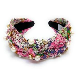 Leila Embellished Knot Headband Sale Real
