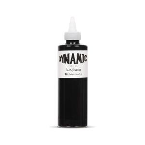 DYNAMIC COLOR CO. Black Tattoo Ink - Premium Tattoo Ink Great for Lining, Shading, Tribal, and Blending - Made in USA - 8 Ounce Bottle Best Wholesale