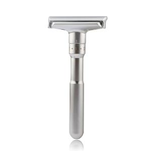 The Personal Barber Silver Adjustable Safety Razor Sale Best Wholesale