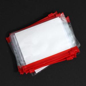 Red Color 12 Pieces Of Plastic Jewellery Pouch Sale Free Shipping