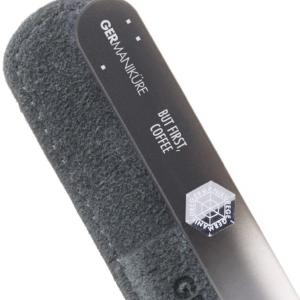 "But First Coffee" Germanikure Mantra Nail File and Leather Sleeve Authentic Online