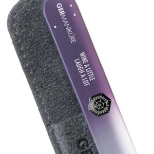 "Wine a Little  Laugh a Lot" Germanikure Mantra Nail File and Leather Sleeve Discount Footlocker Pictures