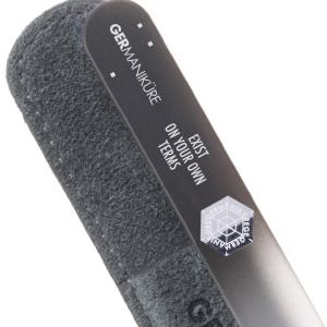 "Exist On Your Own Terms" Germanikure Mantra Nail File and Leather Sleeve Clearance Online Fake