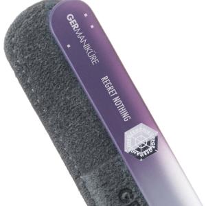 "Regret Nothing" Germanikure Mantra Nail File and Leather Sleeve Clearance Recommend