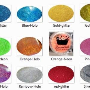 *Full Kit of all* Cosmetic Grade Glitter Kit of 18 Colours Pay With Visa Sale Online