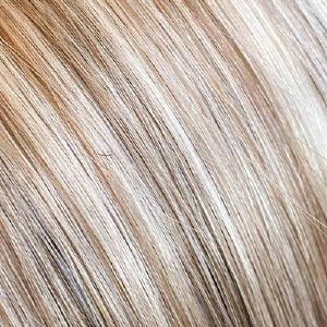'50G' WEFT HAIR-6/60A Light Chestnut Brown & Ash Blonde 70/30 Outlet Store For Sale
