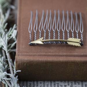 "Tiny Arrow" Hair Comb Cheap Online Online