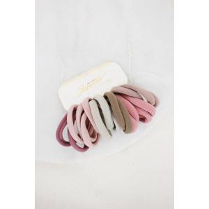 10-Pcs Mauve Tone Hair Tie Set Cheap Usa Stockist