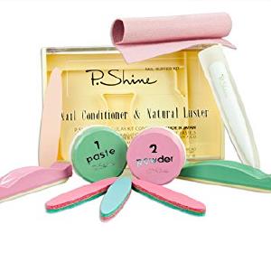 P-SHINE Japanese Manicure Set - Powder Nail Kit - Nail Strengthener For Damaged Nails - Professional Nail Kit - Nail Plate Care - Nail Repair For Damaged Nails - Nail Strengthener And Growth Free Shipping Visit