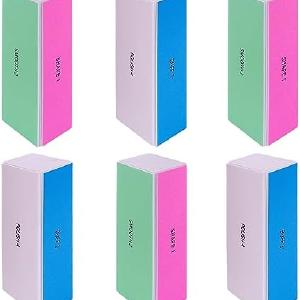 4 Way Nail Buffer Block (6 pcs), Nail Shine Buffers Blocks Files for Natural and Acrylic Nails Smoother Buffing Block Polisher Fingernail File Buffer 120/240/600/3000 Grit for Buffing Shinning 2025 New Sale Online