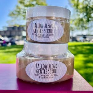 Tallow Blend Gentle Scrub w/ lavender Clearance Discounts
