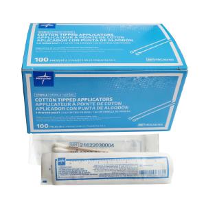Applicateurs  pointe en coton MEDLINE, striles - 3" (100 paquets de 2/bote) Latest Collections Online