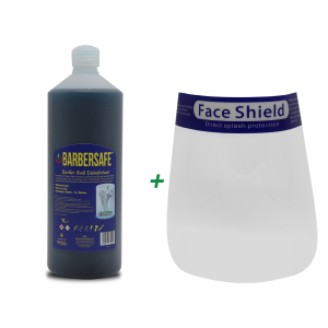 1 L Barbersafe   Free 1 Face Shield Buy Cheap With Mastercard