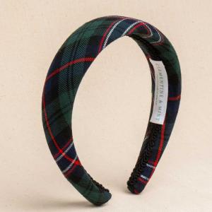 THE RED & NAVY TARTAN HEADBAND New Arrival Cheap Online