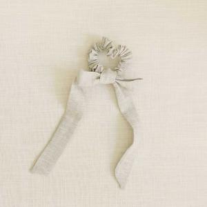 THE NATURAL SCRUNCHIE WITH BOW Cheap Sale Manchester