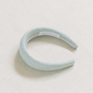 THE MINT GREEN LINEN HEADBAND Cheap Sale Now