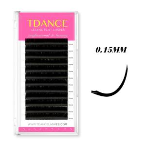 0.15MM Ellipse Flat Classic Eyelash Extensions Discount Many Kinds Of