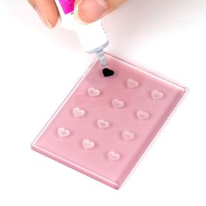 12 Heart-Shaped Hole Glue Holder With Paypal Sale Online