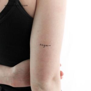 'Vegan' Temporary Tattoo - Set of 3 Pices Online