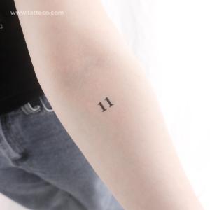 11 Temporary Tattoo - Set of 3 Sale Geniue Stockist