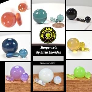 (3 piece) Slurper Marble set Brian Sheridan For Nice Cheap Online
