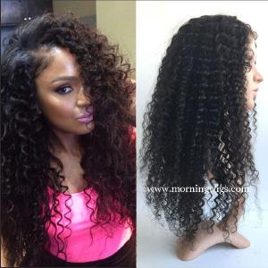 100% Brizilian Virgin Human Hair Curly Wigs HD Full Lace Wigs Cost Cheap Online
