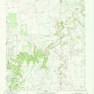 1969 Justiceburg, TX - Texas - USGS Topographic Map v2 Cheapest Pice For Sale