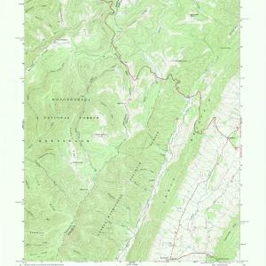 1969 Hightown, VA - Virginia - USGS Topographic Map Discount With Mastercard