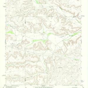 1969 Hackberryraw, TX - Texas - USGS Topographic Map v3 Outlet Low Shipping Fee
