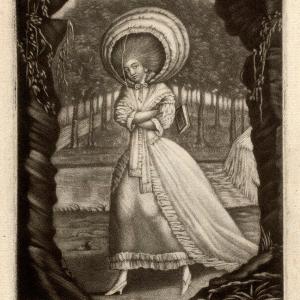 Miss Calash ('Miss Calash in contemplation') Portrait Print Factory Outlet For Sale