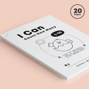 [Spring Math] Counting numbers 1-10 worksheets MiniBook Buy Cheap Discount
