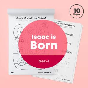[009] Isaac is Born - Activity Worksheets Newest