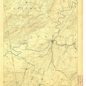 1886 Rome, GA  - Georgia - USGS Topographic Map Cheap Sale Tumblr
