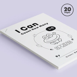 [Spring Math] Counting numbers 1-5 worksheets MiniBook Latest Collections Cheap Pice