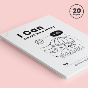 [Summer Math] Counting numbers 1-10 worksheets MiniBook Clearance Discounts