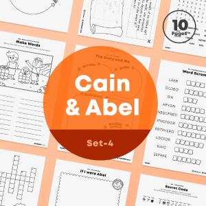 [004] Cain and Abel Bible - Bible Verse Activity Worksheets Outlet New Arrival