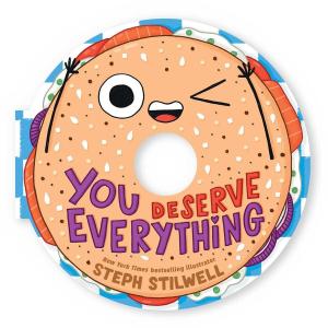 You Deserve Everything - Bagel-Shaped Board Book Cheap Genuine