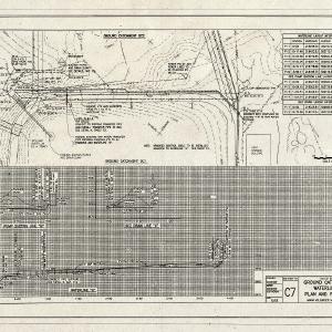 Blueprint Ground Catchment Waterlines Plan and Profile - Hawaii Volcanoes National Park Water Collection System, Hawaii Volcanoes National Park, Volcano, Hawaii County, HI Sale Manchester Great Sale