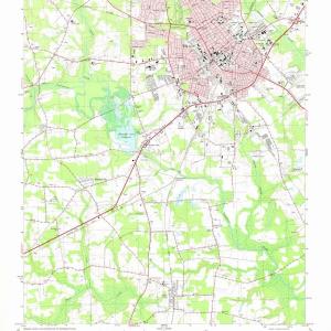 1978 Wilson, NC  - North Carolina - USGS Topographic Map With Paypal For Sale