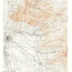 1904 Tucson, AZ  - Arizona - USGS Topographic Map Real For Sale