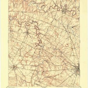 1906 Georgetown, KY  - Kentucky - USGS Topographic Map Cheap Sale Manchester