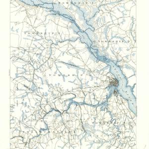 1901 New Bern, NC  - North Carolina - USGS Topographic Map Cheap Sale Store