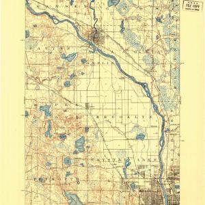 1902 Anoka, MN - Minnesota - USGS Topographic Map Sale 100% Original