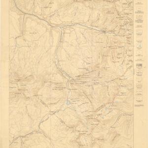 1897 Telluride, CO - Colorado - USGS Topographic Map Discount Sast